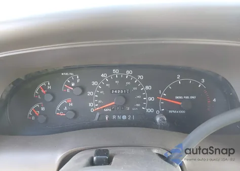 2000 Ford Excursion Limited from USA, damaged, VIN 1FMSU43F6YEB39984